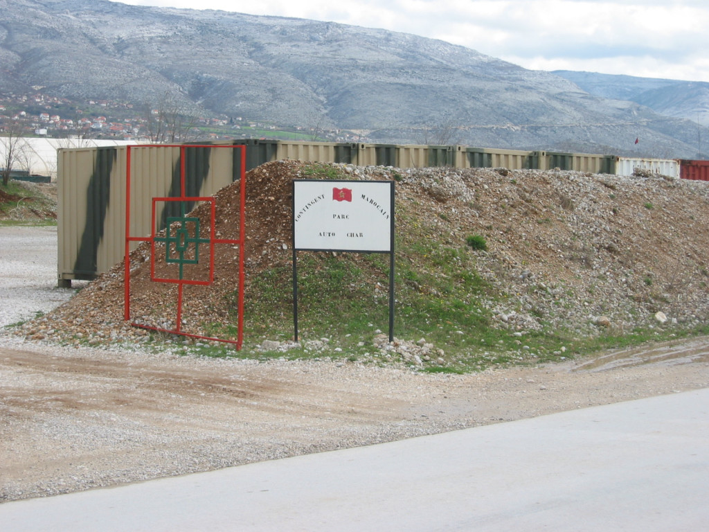 Contingent marocain, sécurité du camp (Mostar)