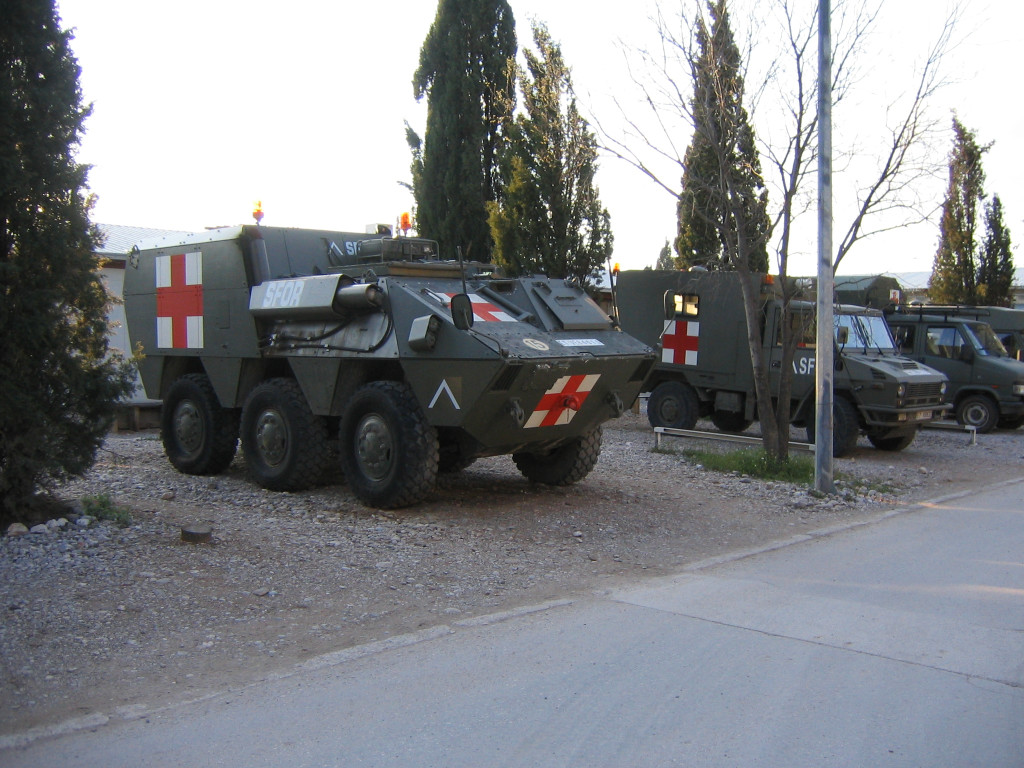 Ambulance blindée espagnole (Mostar)