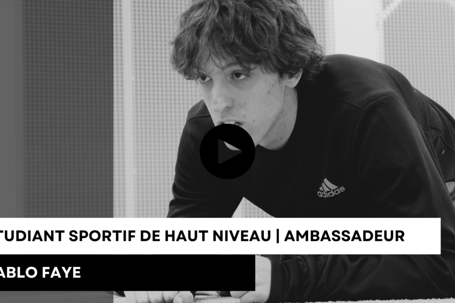 Étudiant Sportif de Haut Niveau (SHN) à l’Université de Limoges et ambassadeur du Fonds Unisport, Pablo Faye incarne les valeurs de persévérance, d’engagement et d’excellence portées par le sport universitaire de haut niveau.