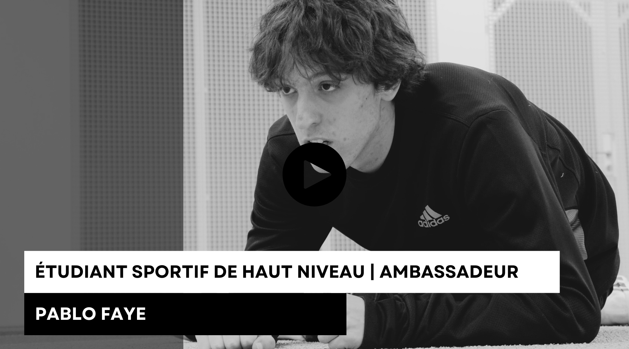 PORTRAIT D’AMBASSADEUR | PABLO FAYE, ÉTUDIANT SPORTIF DE HAUT NIVEAU ET AMBASSADEUR DU FONDS UNISPORT