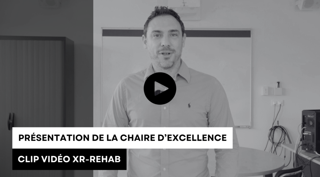 Face au vieillissement de la population, à l’augmentation des maladies chroniques et aux besoins croissants en rééducation personnalisée, les technologies immersives ouvrent aujourd’hui de nouvelles perspectives pour améliorer la prise en charge des patients. C’est dans cette dynamique que s’inscrit la Chaire d’excellence XR-REHAB - Technologies immersives pour la réadaptation, portée par le Professeur Anaïck Perrochon au sein du laboratoire HAVAE (UR 20217) de l’Université de Limoges. 